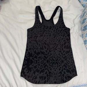 Lululemon leopard print tank